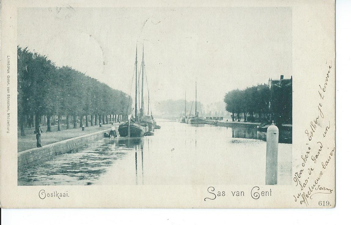 Sas van Gent (ZL), Oostkaai