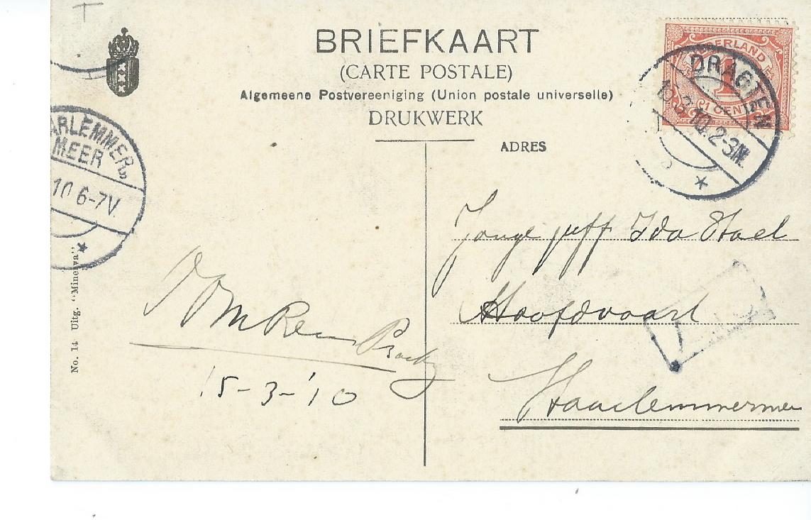 Friesland (FR), Overstrooming 1910, Het was eene dorpsstraat, nu een meer