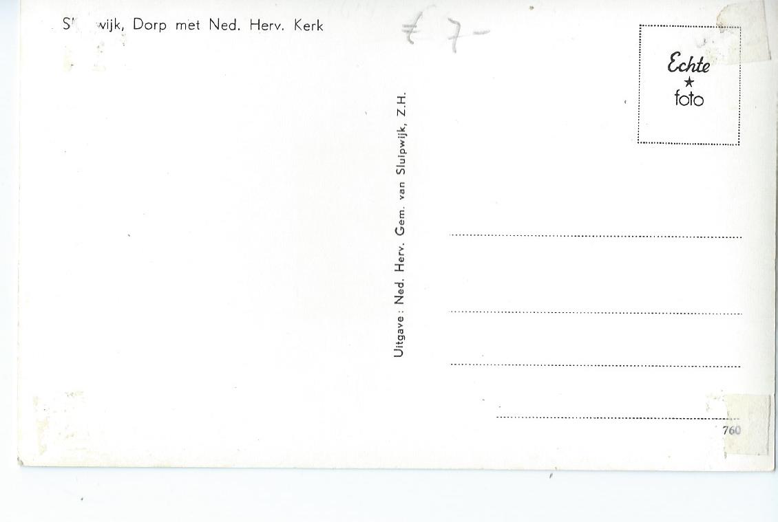 Sluipwijk (ZH), Dorp met Ned. Herv. Kerk, 2696