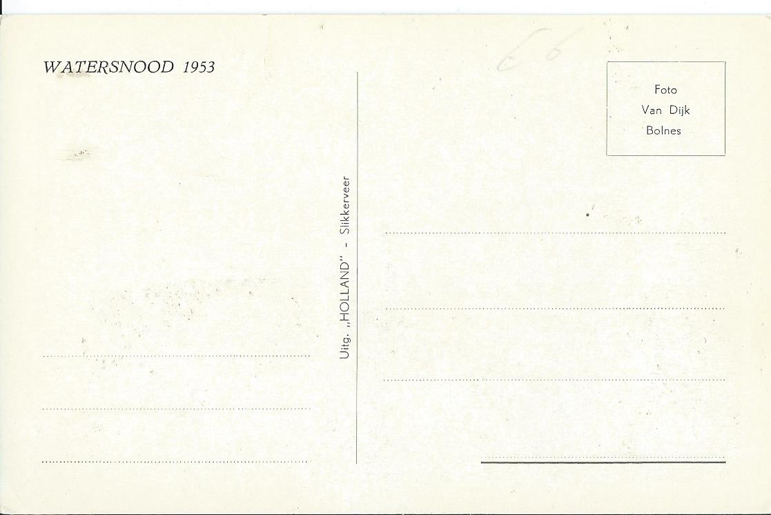 Slikkerveer (ZH), Ringdijk, Watersnood 1953