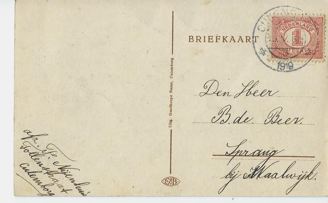 Culemborg (GL), Postkantoor - 2411