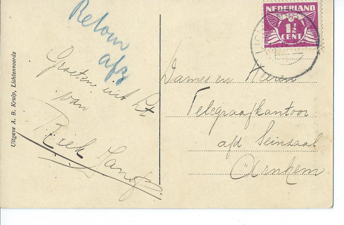 Lichtenvoorde (GL), Postkantoor