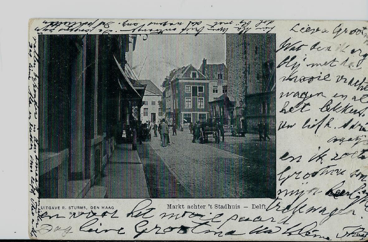 Delft (ZH), Markt achter 't Stadhuis