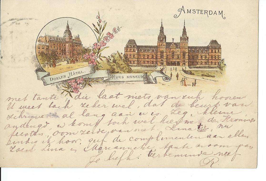 Amsterdam (NH), Doelen Hotel/ Rijks Museum