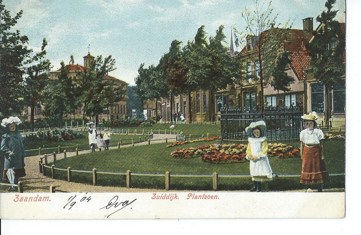 Zaandam (NH), Zuiddijk, Plantsoen