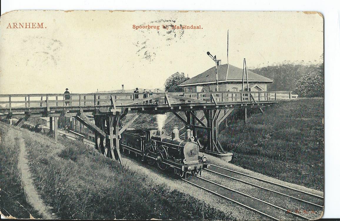 Arnhem (GL), Spoorbrug bij Mariendaal