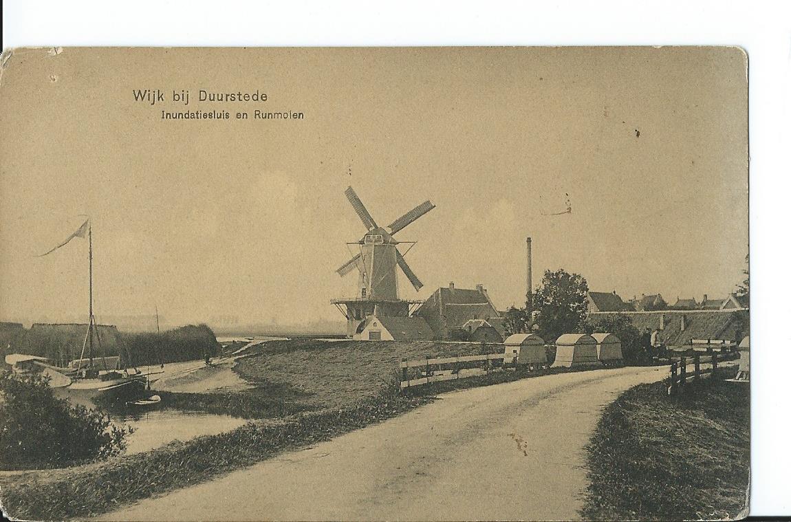 Wijk bij Duurstede (UT), Inundatiesluis en Runmolen