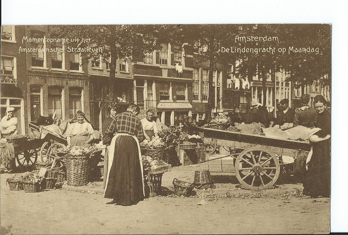 Amsterdam (NH), De Lindengracht op Maandag