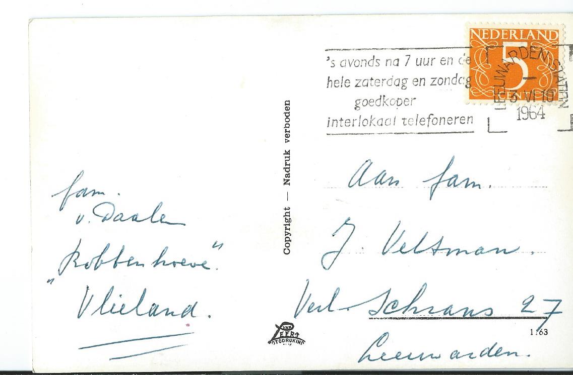 Vlieland (FR), Dorpsstraat met Trompshuis