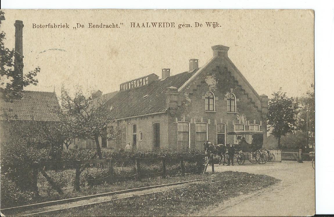 Haalweide (DR), Boterfabriek "De Eendracht", gem. De Wijk