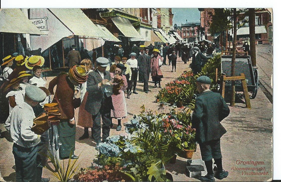 Groningen (GR), Bloemenmarkt, Vischmarkt