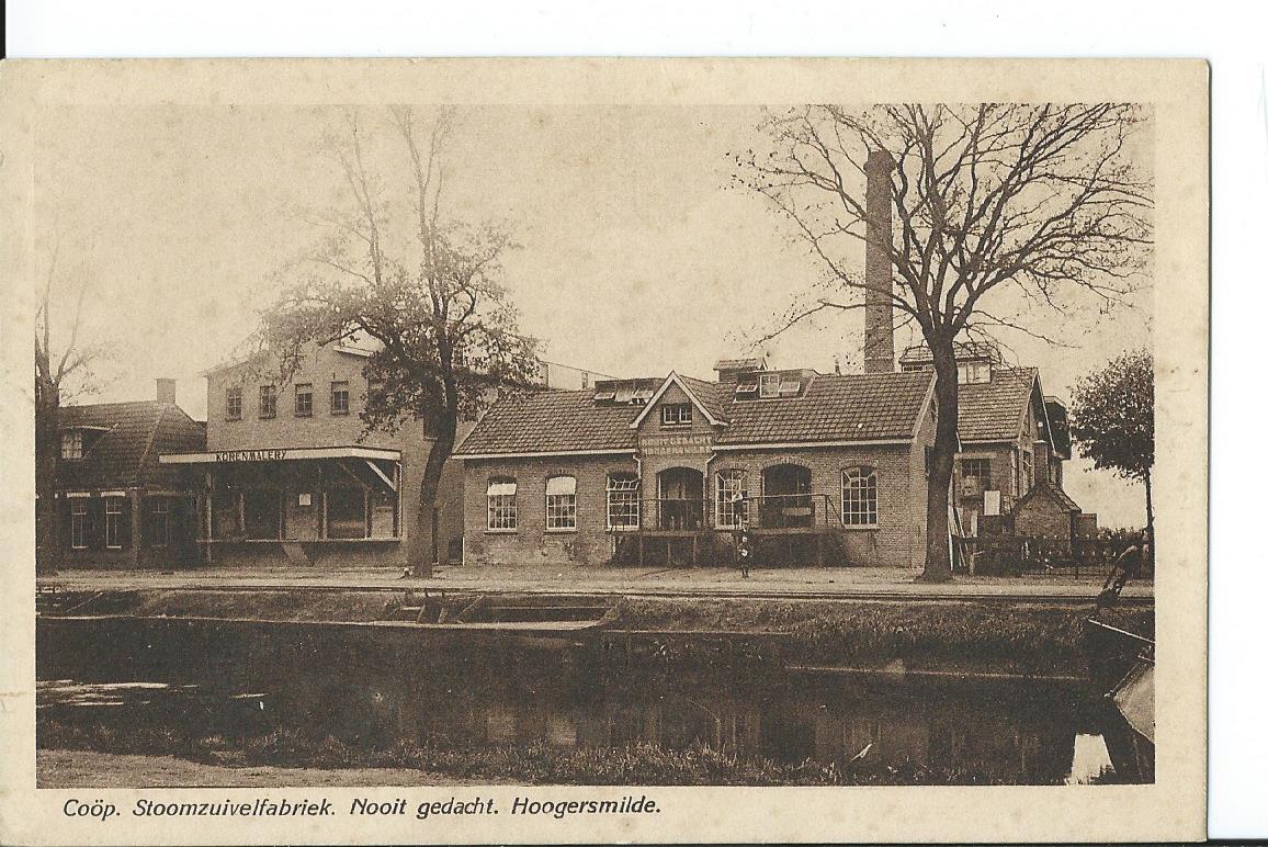 Hoogersmilde (DR), Coop. Stoomzuivelfabriek Nooit gedacht