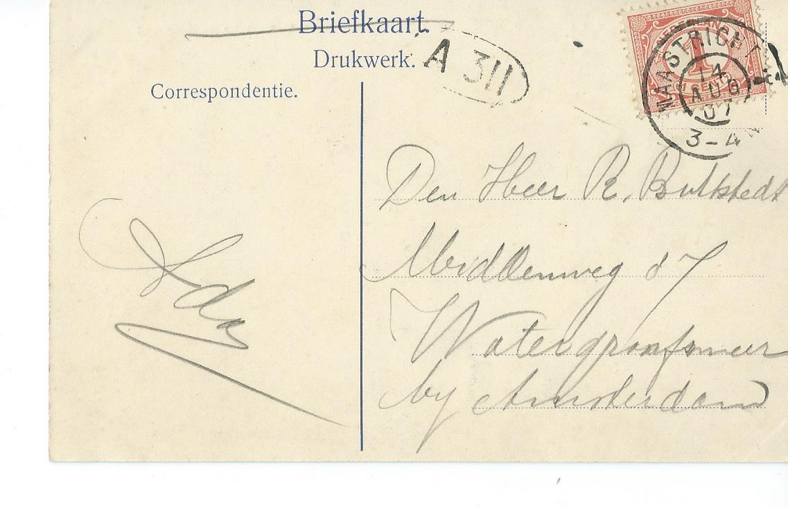 Maastricht (L), Gezicht op de Maasbrug