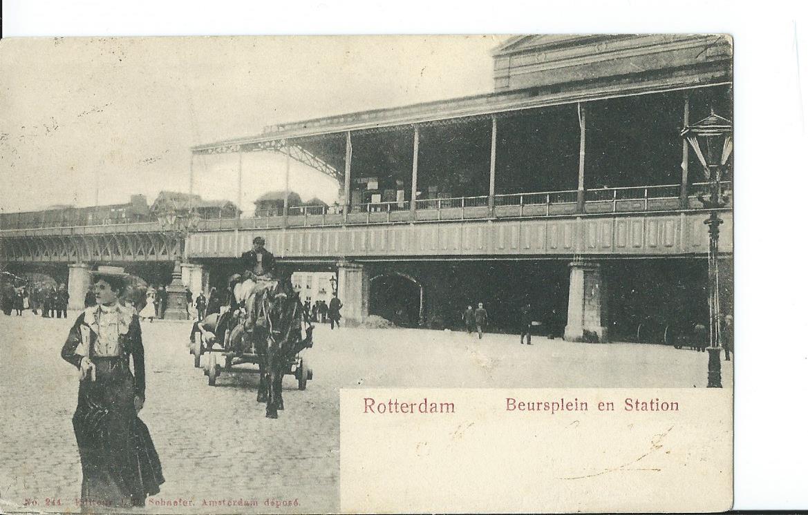 Rotterdam (ZH), Beursplein en Station