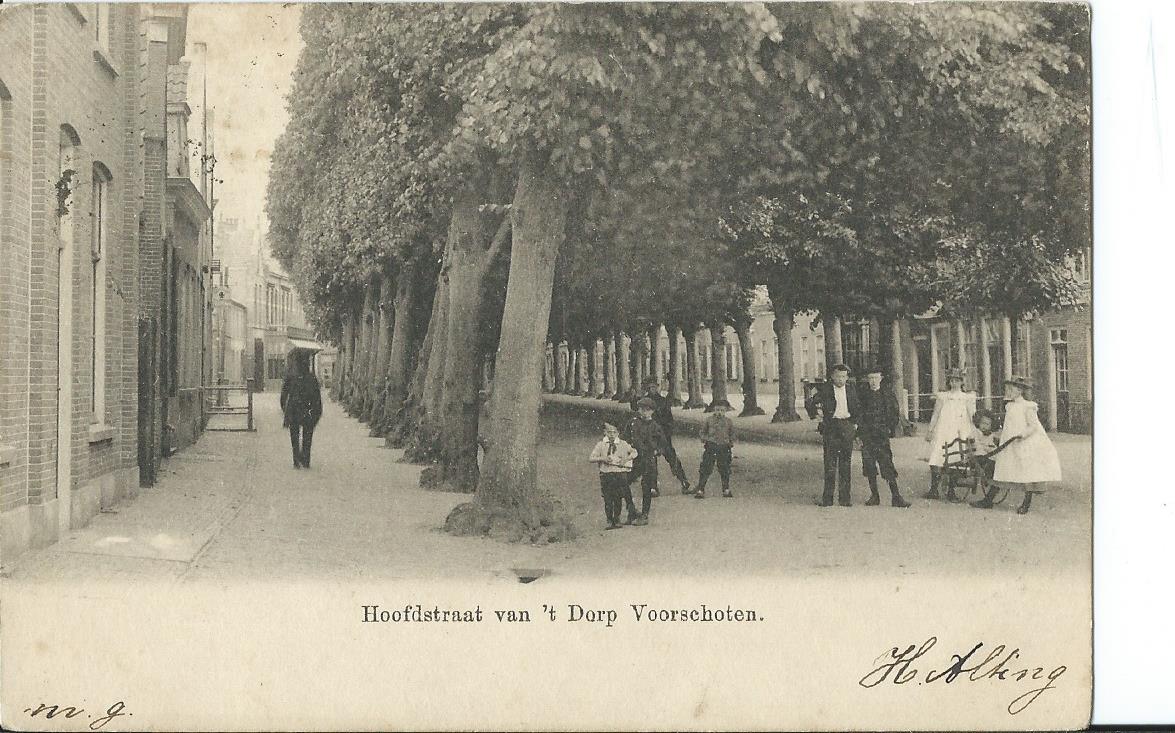 Voorschoten (ZH), Hoofdstraat van 't dorp Voorschoten