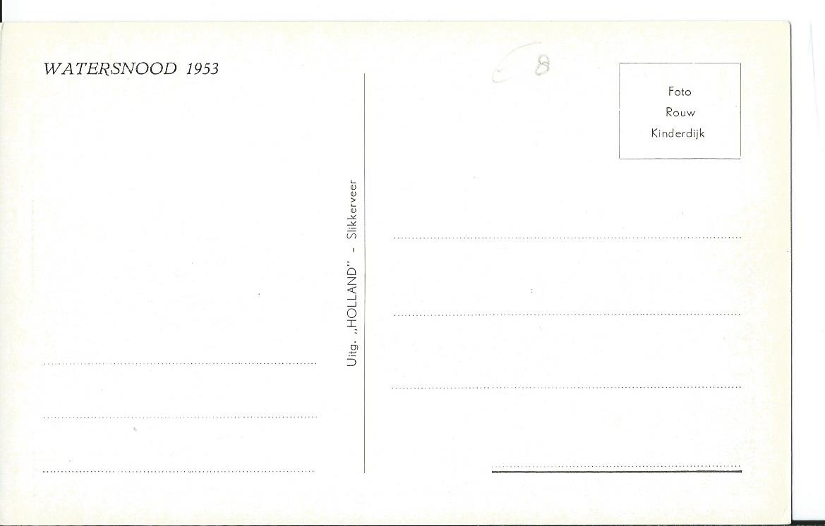 Slikkerveer (ZH), Ringdijk, Watersnood 1953