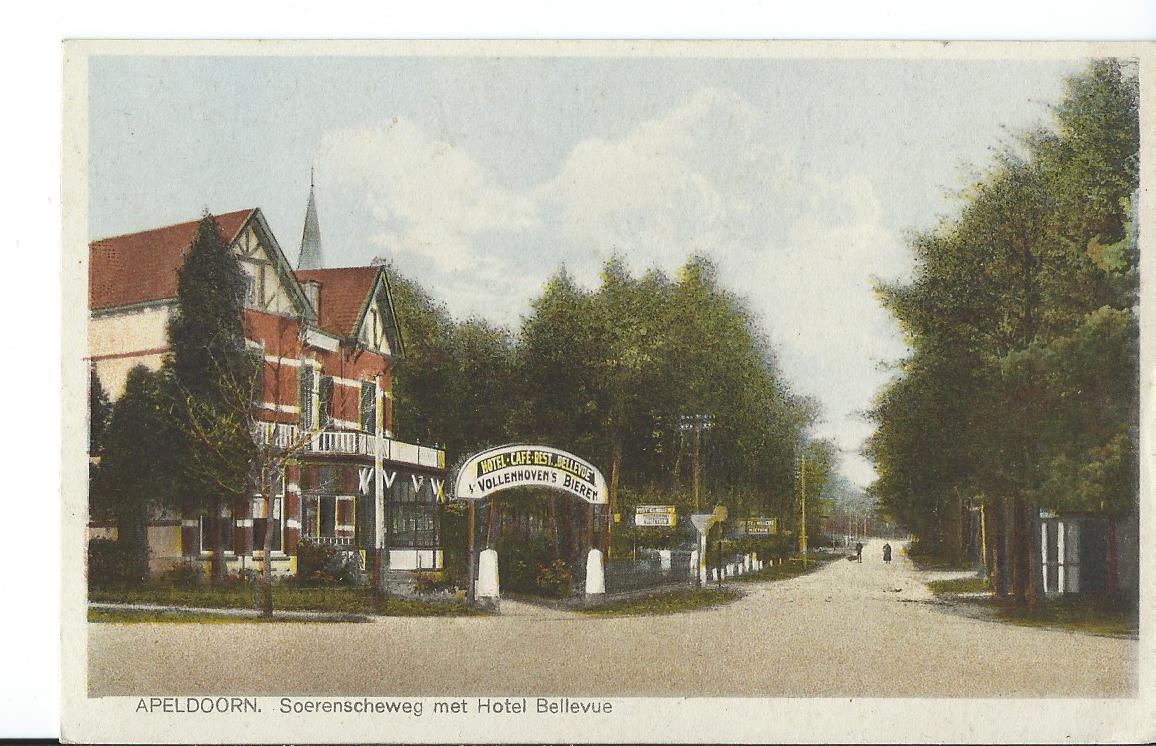 Apeldoorn (GL), Soerenscheweg met Hotel Bellevue