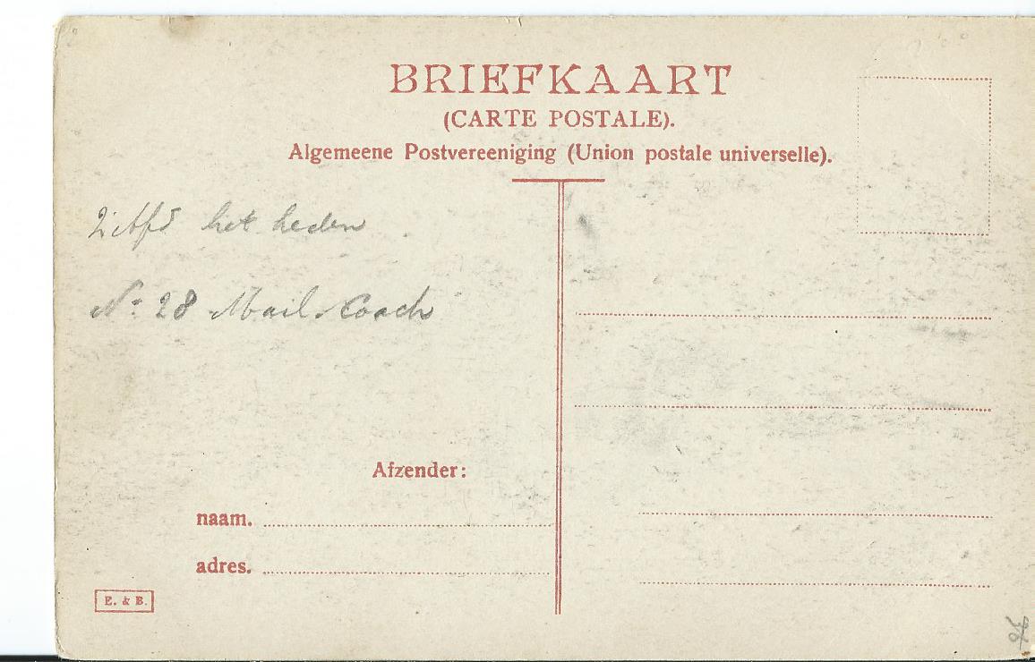 Haarlem (NH), 25-Jarig bestaan van den A.N.W.B., Mail-coach