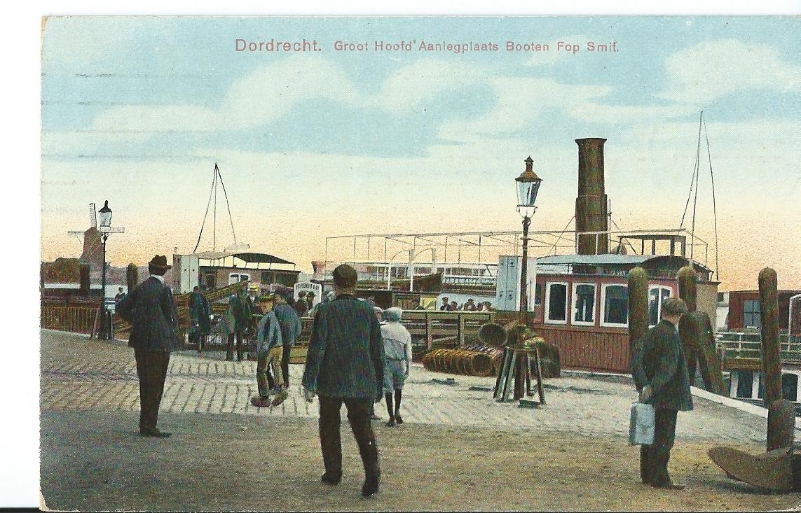 Dordrecht (ZH), Groot Hoofd Aanlegplaats Booten Fop Smit