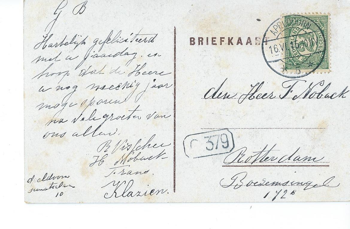 Apeldoorn (GL), Postkantoor