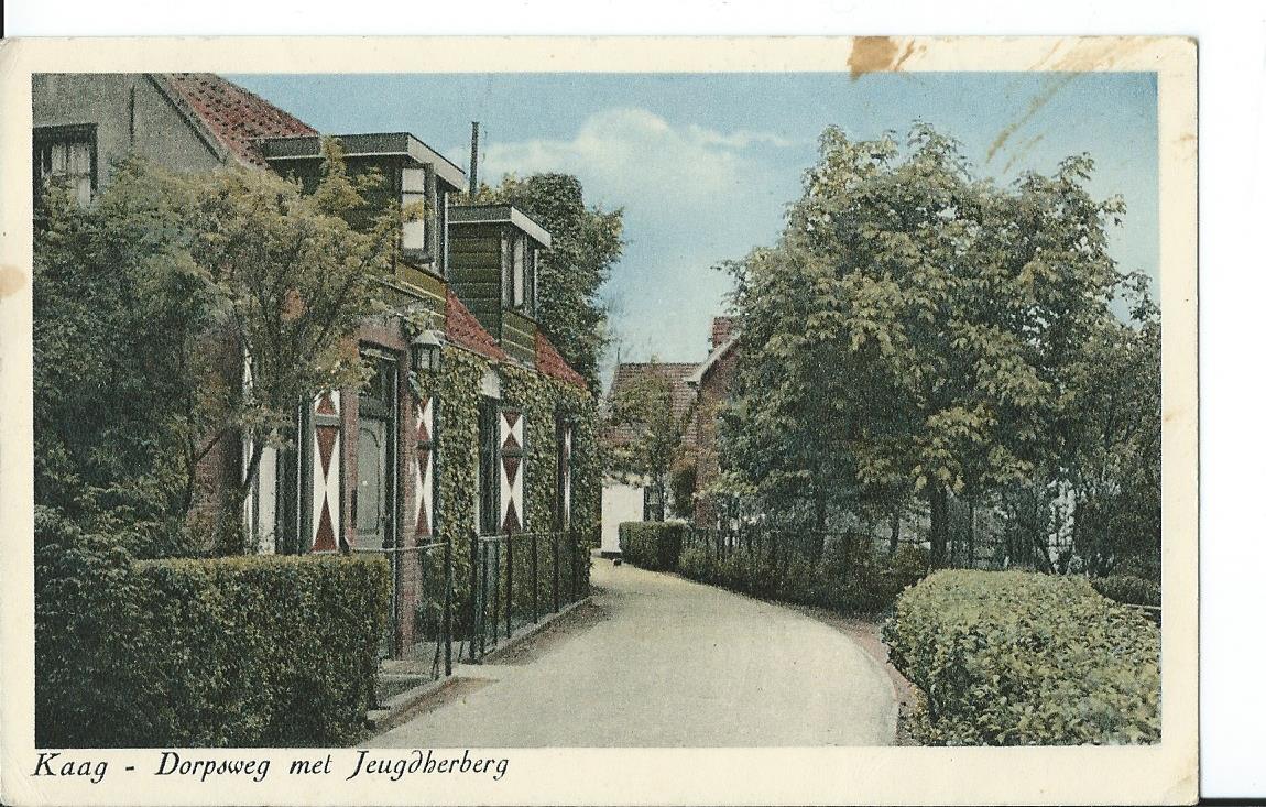 Kaag (ZH), Dorpsweg met Jeugdherberg