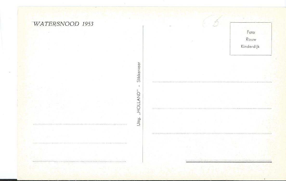 Ridderkerk (ZH), Molendijk, Watersnood 1953
