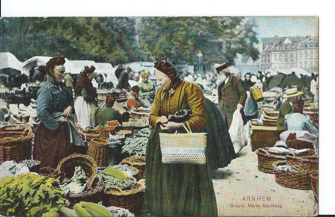 Arnhem (GL), Groote Markt - Marktdag