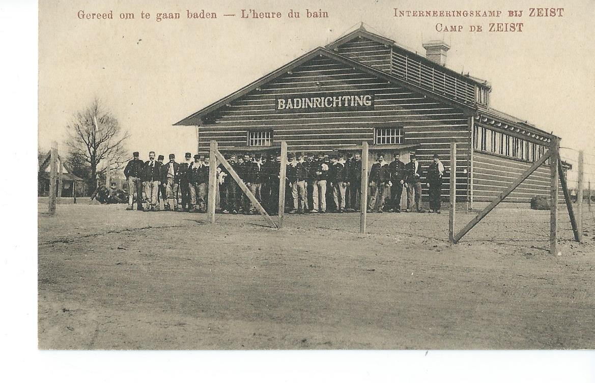 Zeist (UT), Interneringskamp - Gereed om te gaan baden