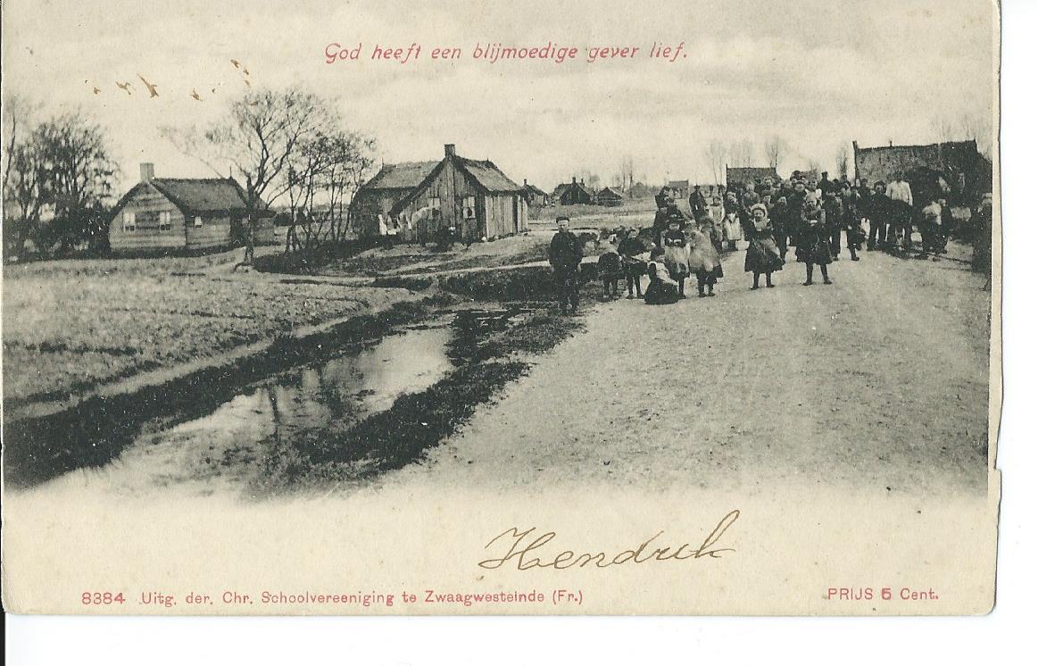 Zwaagwesteinde (FR), God heeft een blijmoedige gever lief.