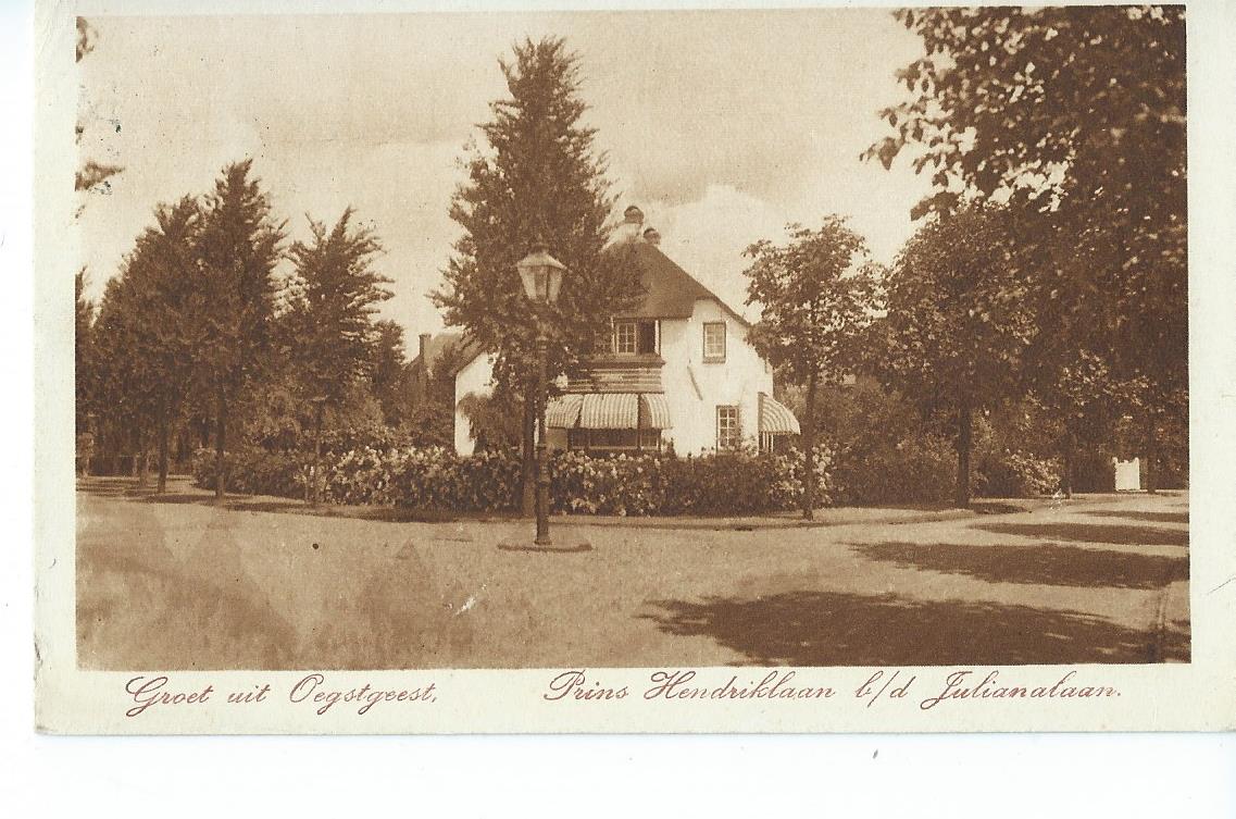 Oegstgeest (ZH), Prins Hendriklaan b/d Julianalaan