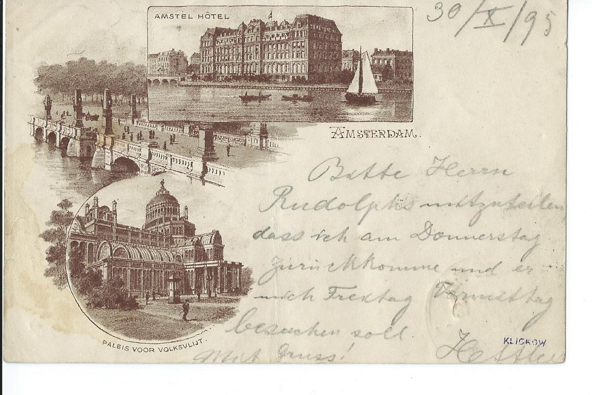 Amsterdam (NH), Amstel Hotel / Paleis voor Volksvlijt