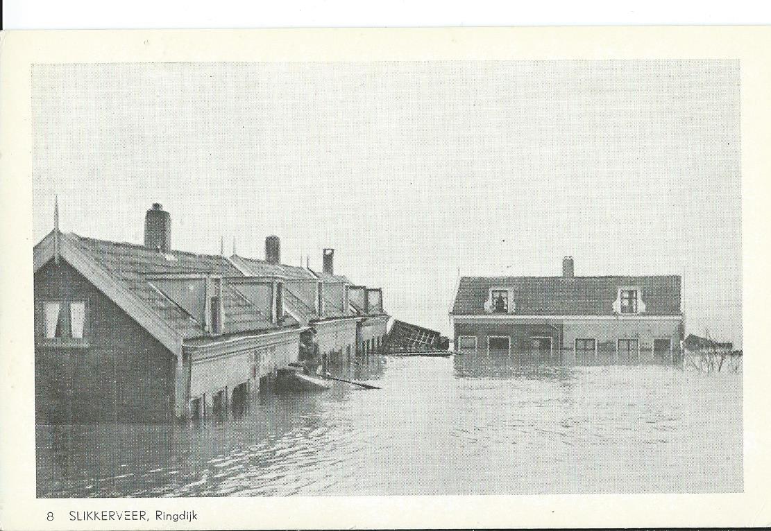 Slikkerveer (ZH), Ringdijk, Watersnood 1953
