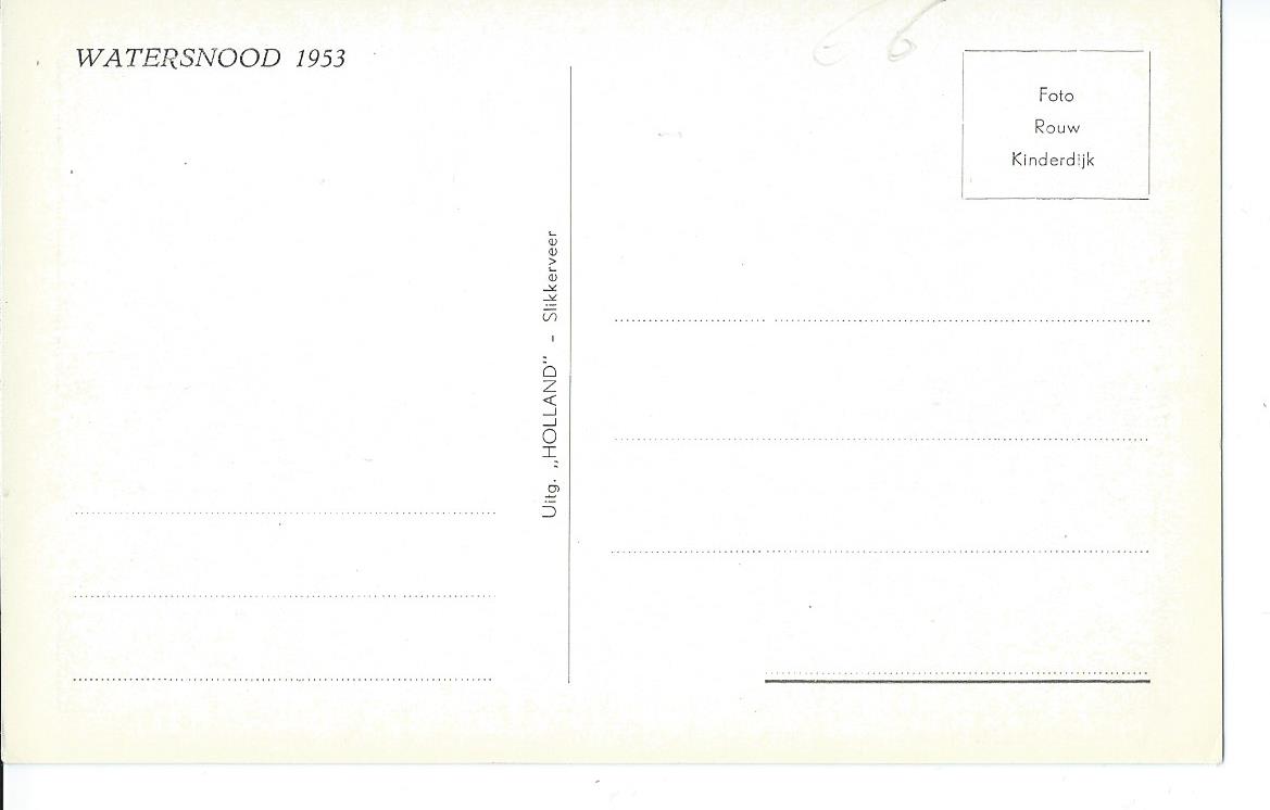 Ridderkerk (ZH), Molendijk, Watersnood 1953