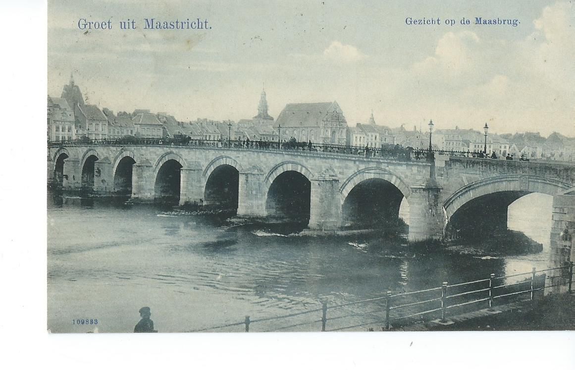 Maastricht (L), Gezicht op de Maasbrug