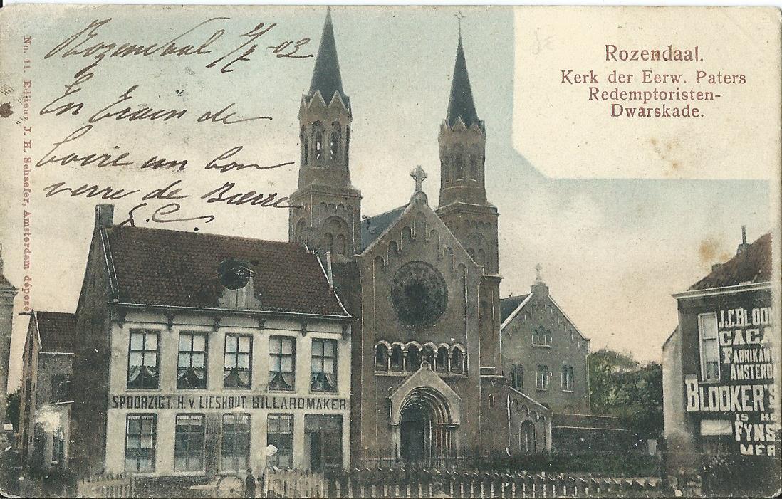 Rozendaal (GL), Kerk der Eerw. Paters Redemptoristen-Dwarskade | 0588