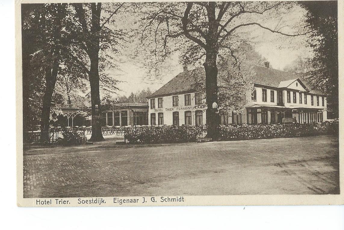 Soestdijk (UT), Hotel Trier, Eigenaar J.G. Schmidt