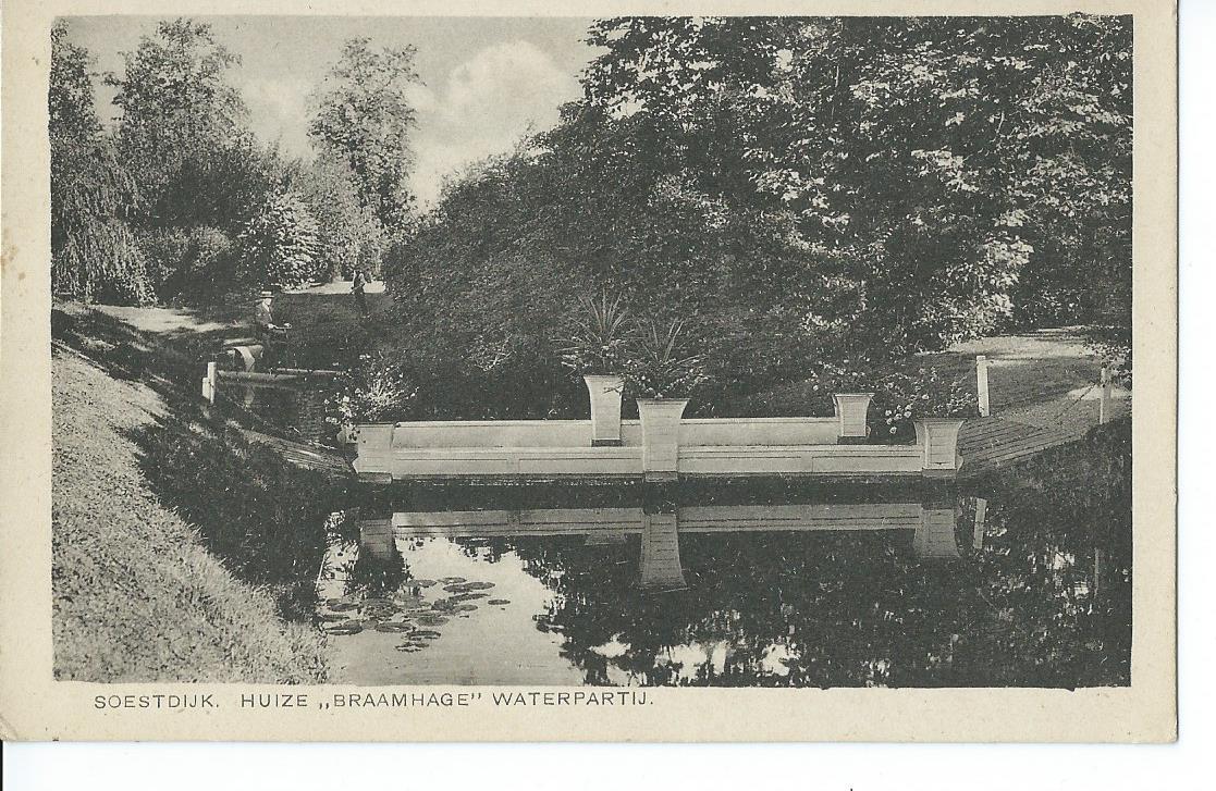 Soestdijk (UT),  Huize "Braamhage:",  Waterpartij
