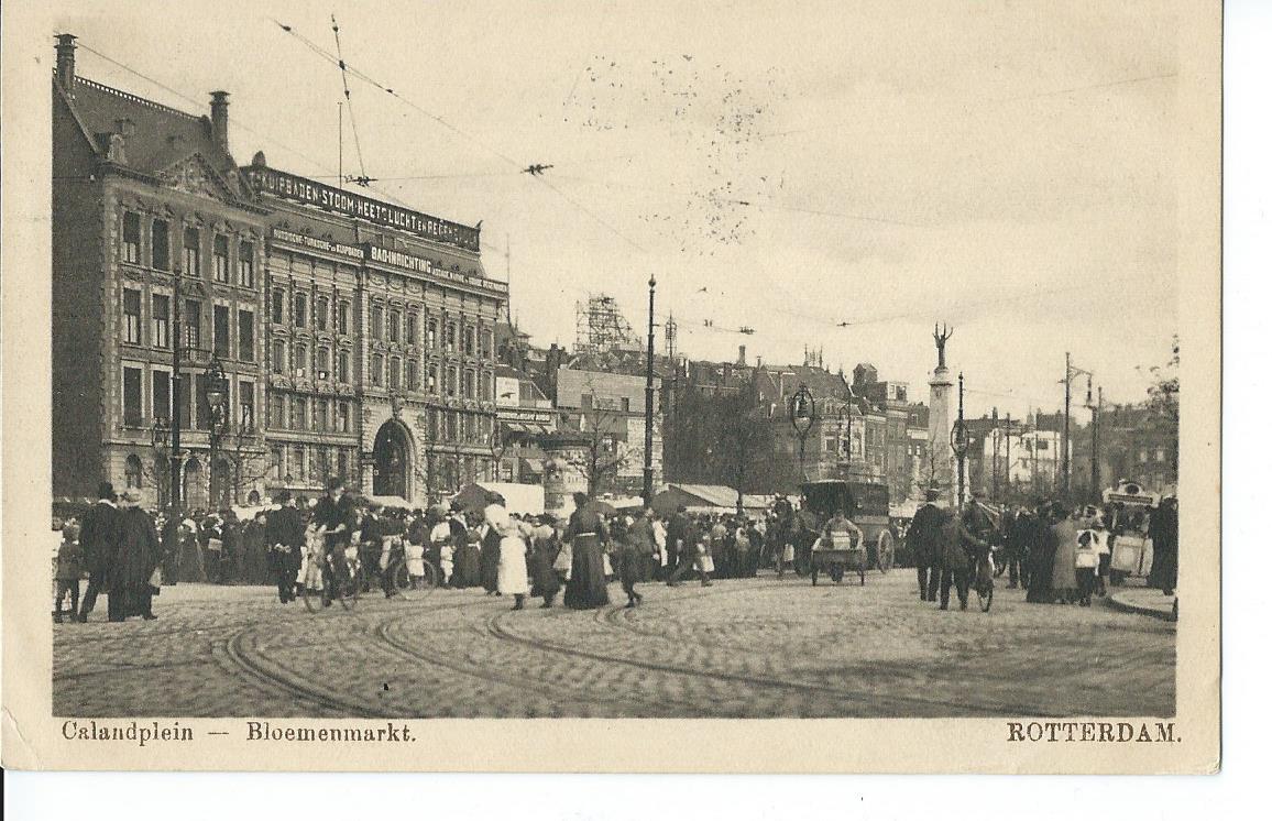 Rotterdam (ZH), Calandplein - Bloemenmarkt