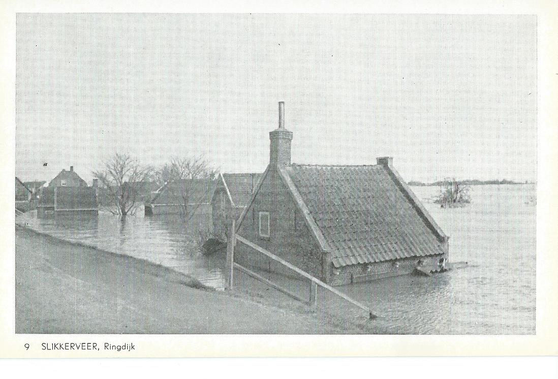 Slikkerveer (ZH), Ringdijk, Watersnood 1953