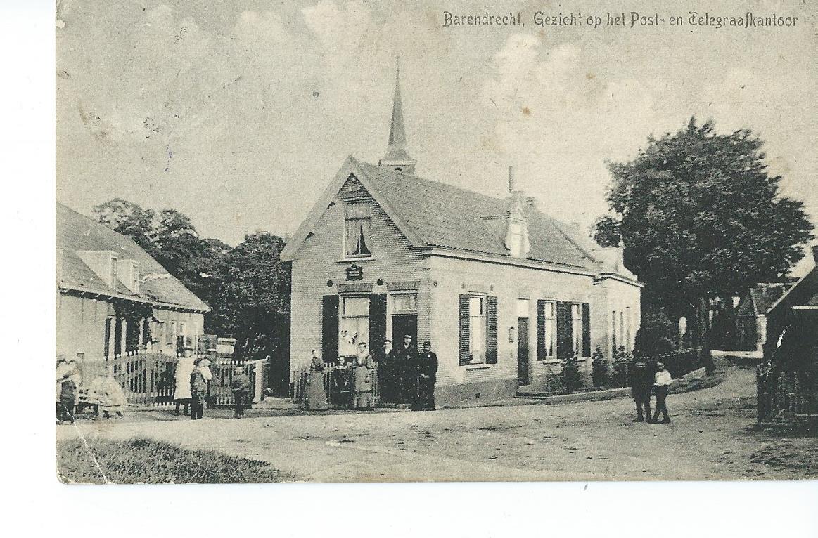 Barendrecht  (ZH), Gezicht op het Post- en Telegraafkantoor