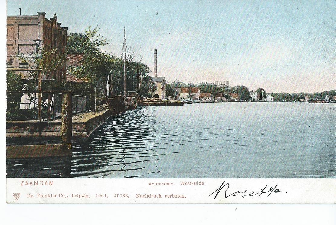 Zaandam (NH), Achterzaan  West-zijde