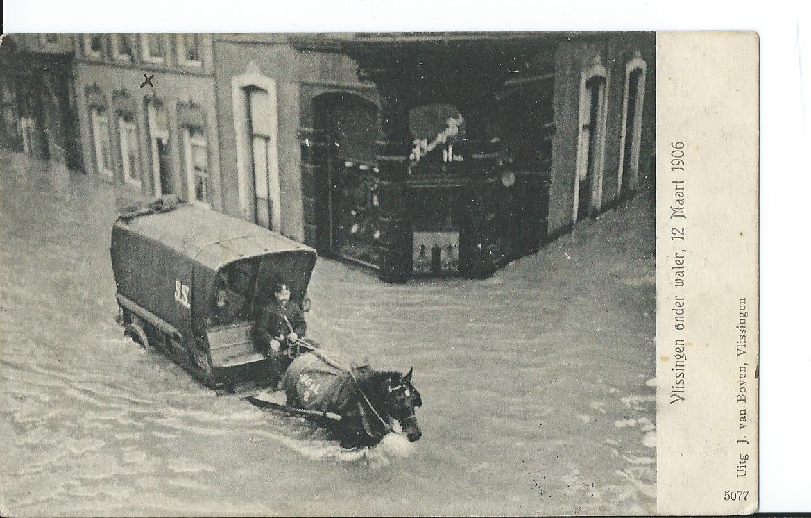 Vlissingen (ZL), Vlissingen onder water, 12 Maart 1906
