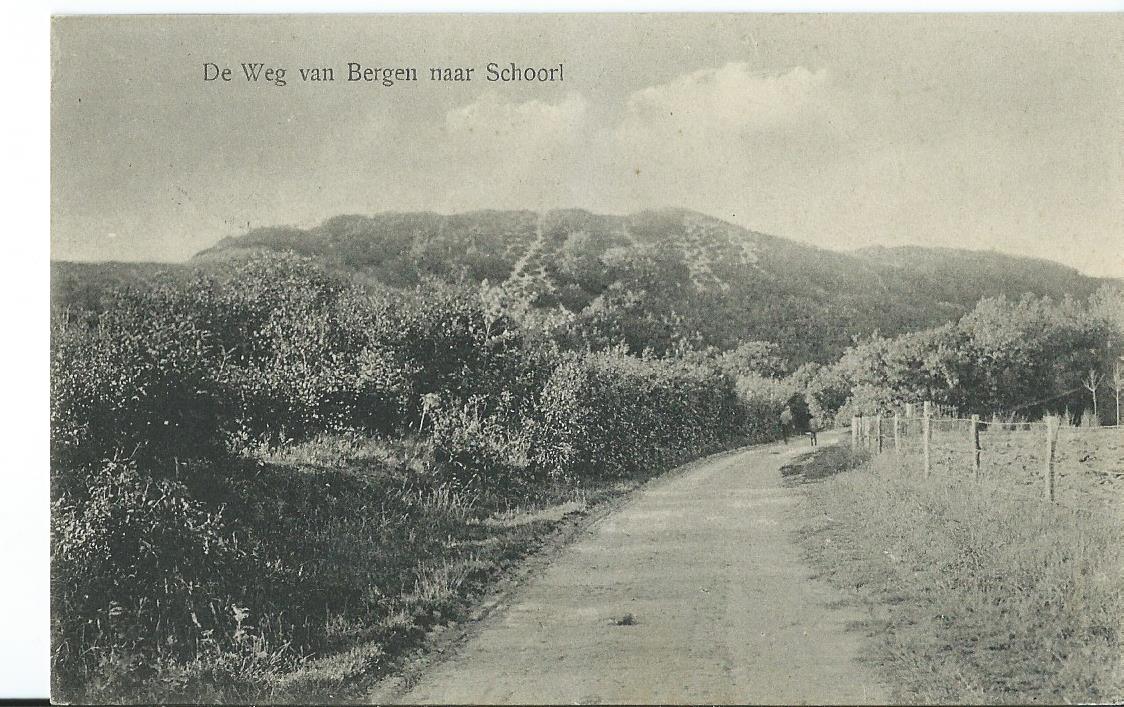 Bergen (NH), De weg van Bergen naar Schoorl