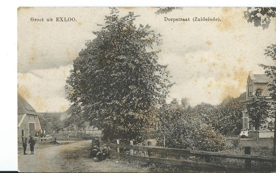 Exloo (DR), Dorpstraat (Zuideinde)