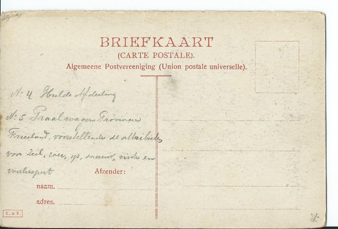 Haarlem (NH), 25-Jarig bestaan van den A.N.W.B., Praalwagen prov. Friesland