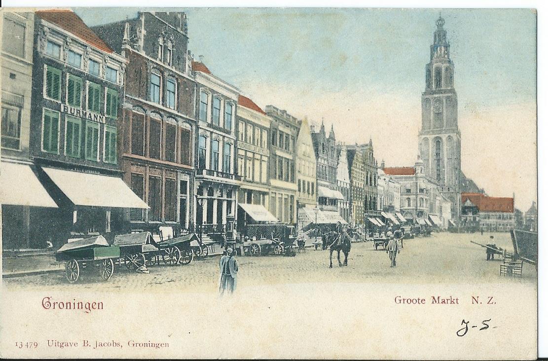 Groningen (GR), 1352,  Groote Markt