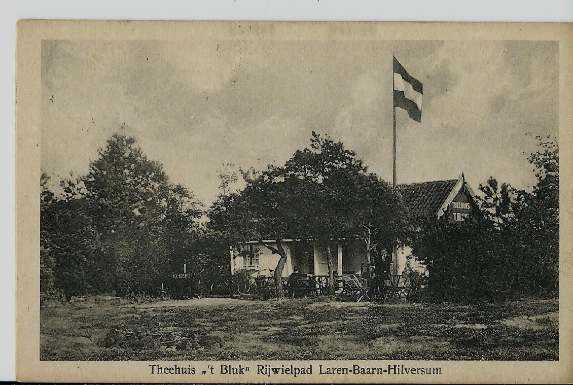 Laren (NH), Theehuis "'t Bluk", Rijwielpad Laren-Baarn-Hilversum