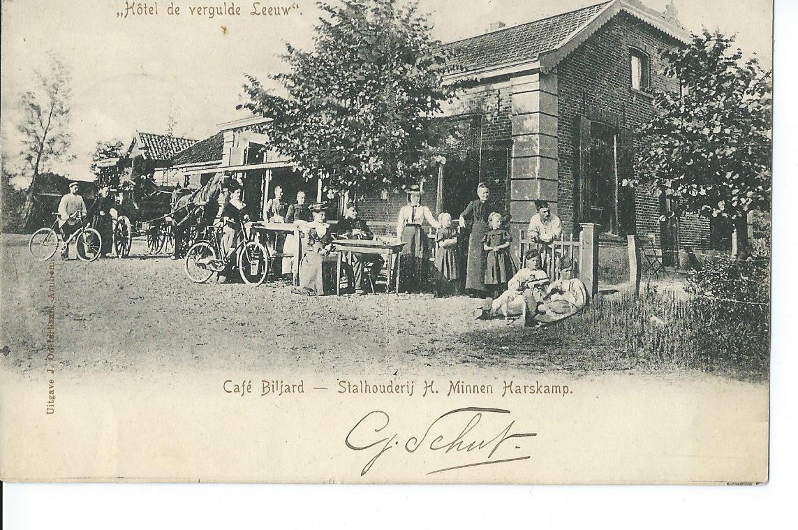 Harskamp (GL), Cafe Biljard - Stalhouderij H. Minnen