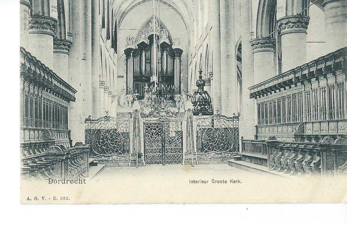 Dordrecht (ZH), Interieur Groote Kerk