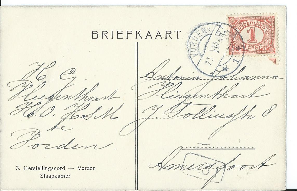Vorden (GL), Herstellingsoord - Slaapkamer